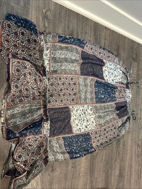 Boho Patchwork Hayden Los Angles Tie Dress Flowy 1xl